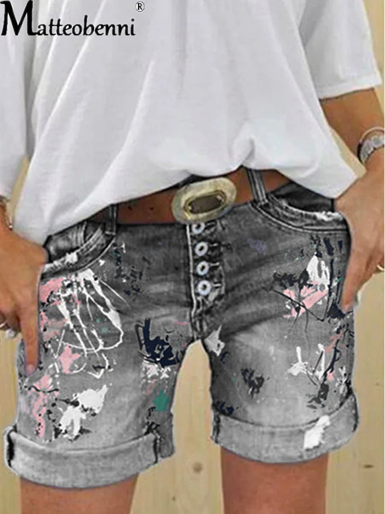 1. Clothing Denim Shorts