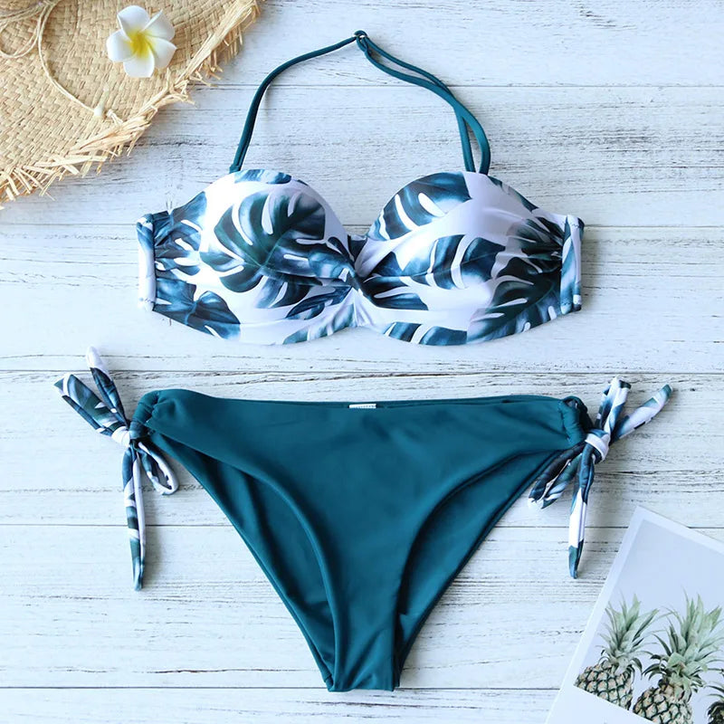 1. Clothing Bandeau Push Up Bikini