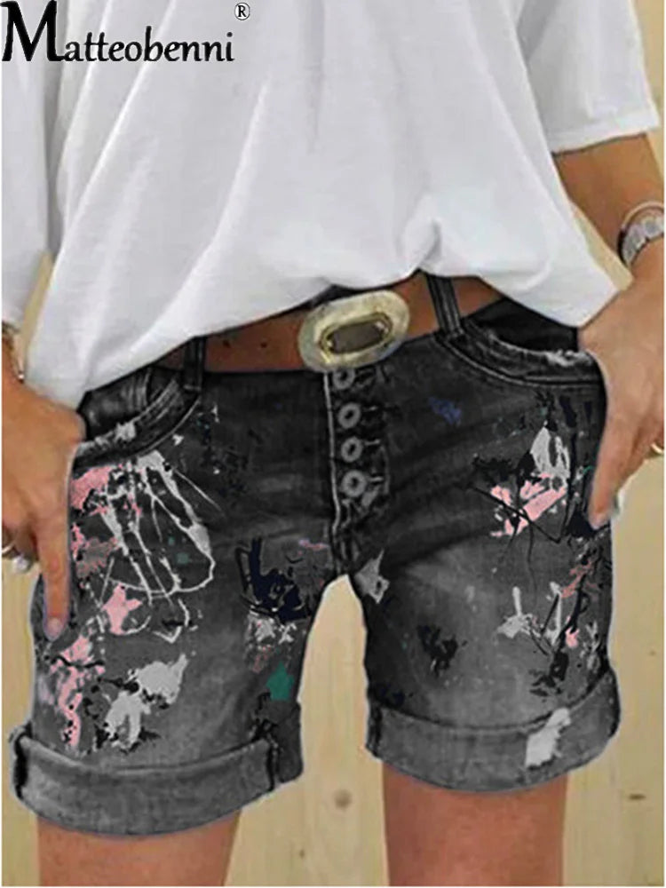 1. Clothing Denim Shorts