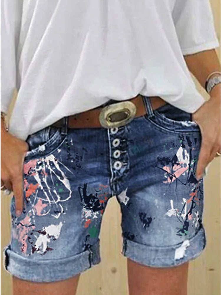 1. Clothing Denim Shorts
