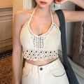 2. Halter Top Knit
