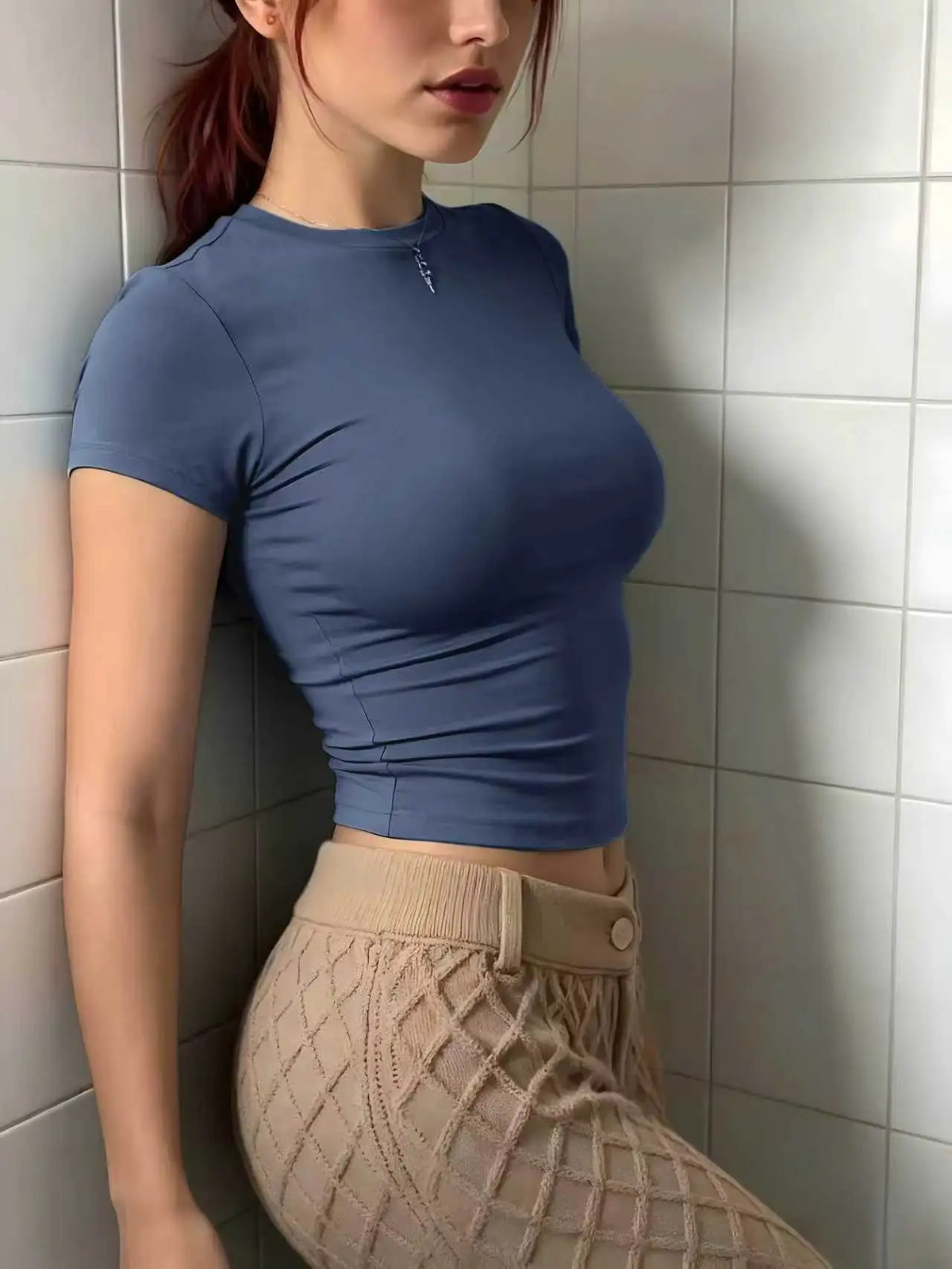 1. Crop Top Fitted