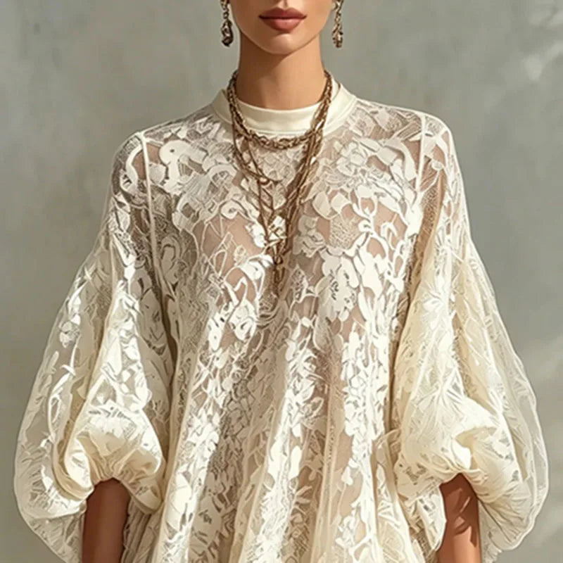 1. Clothing Boho Beach Floral Lace Mini