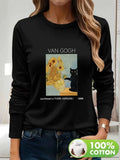 1. Tee-Shirt Van Gogh Cat