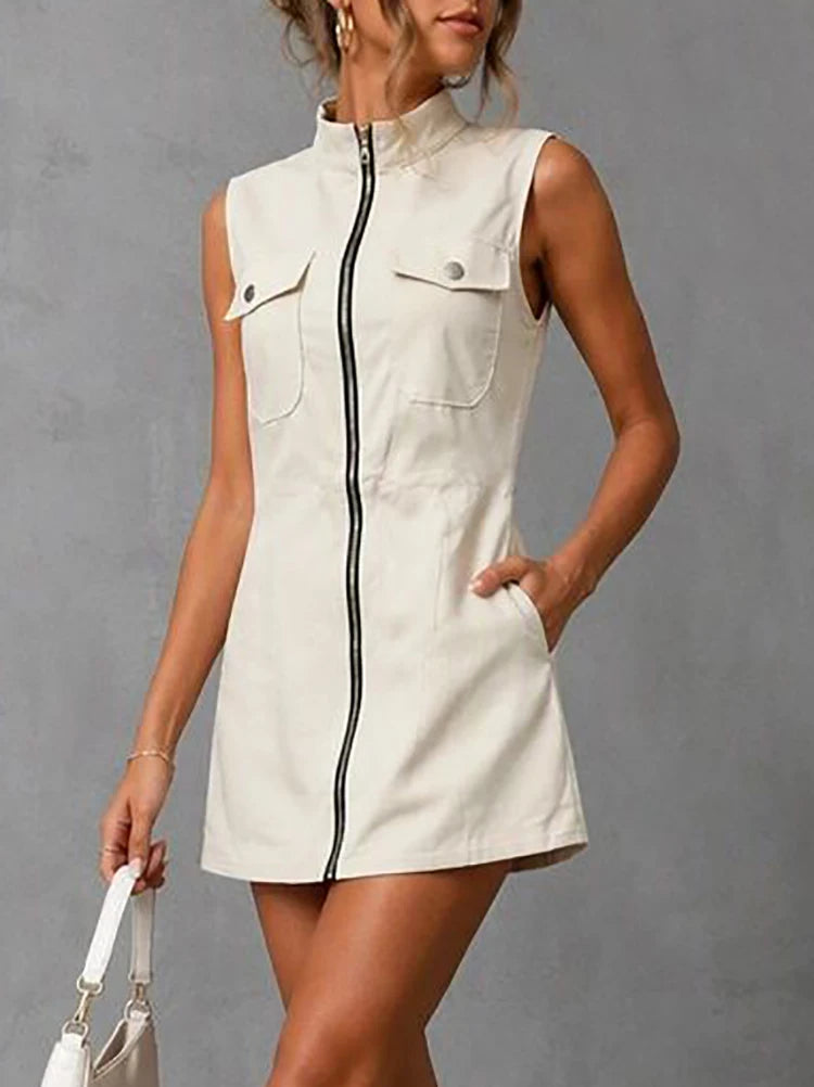 1. Suede Cloth Mini With Pockets