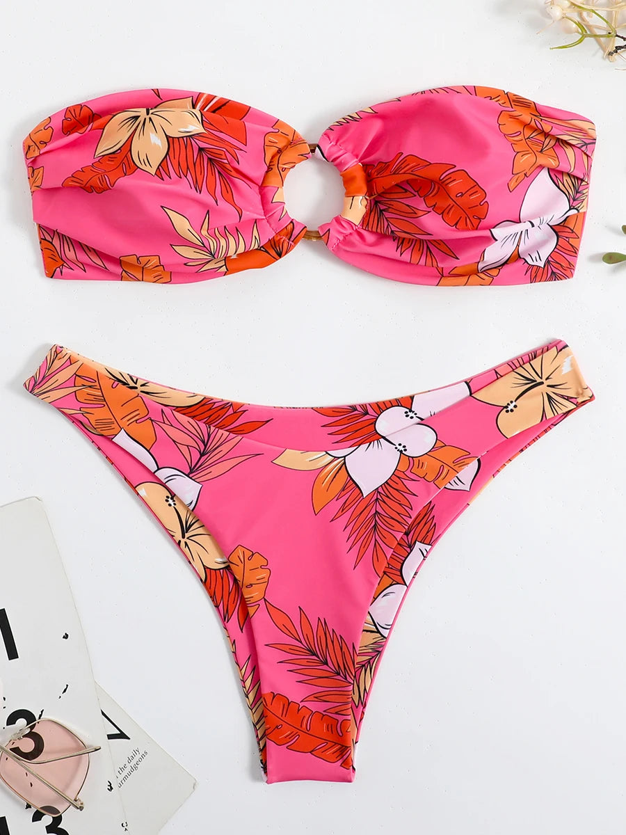 1. Clothing Bandeau or Halter Top Bikini
