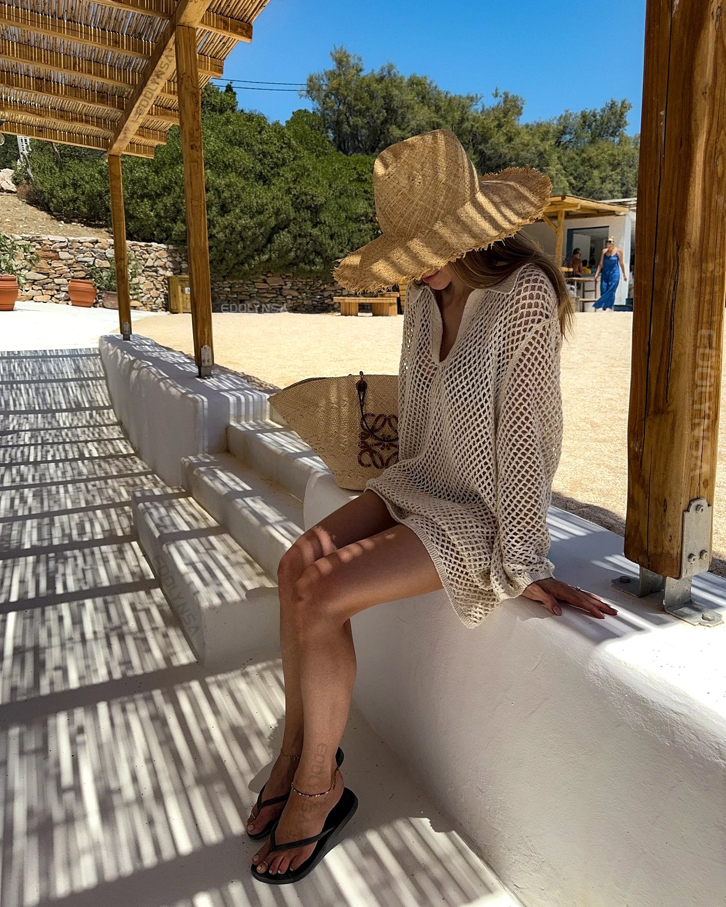 1. Clothing Beach Cover Up Knit Dress