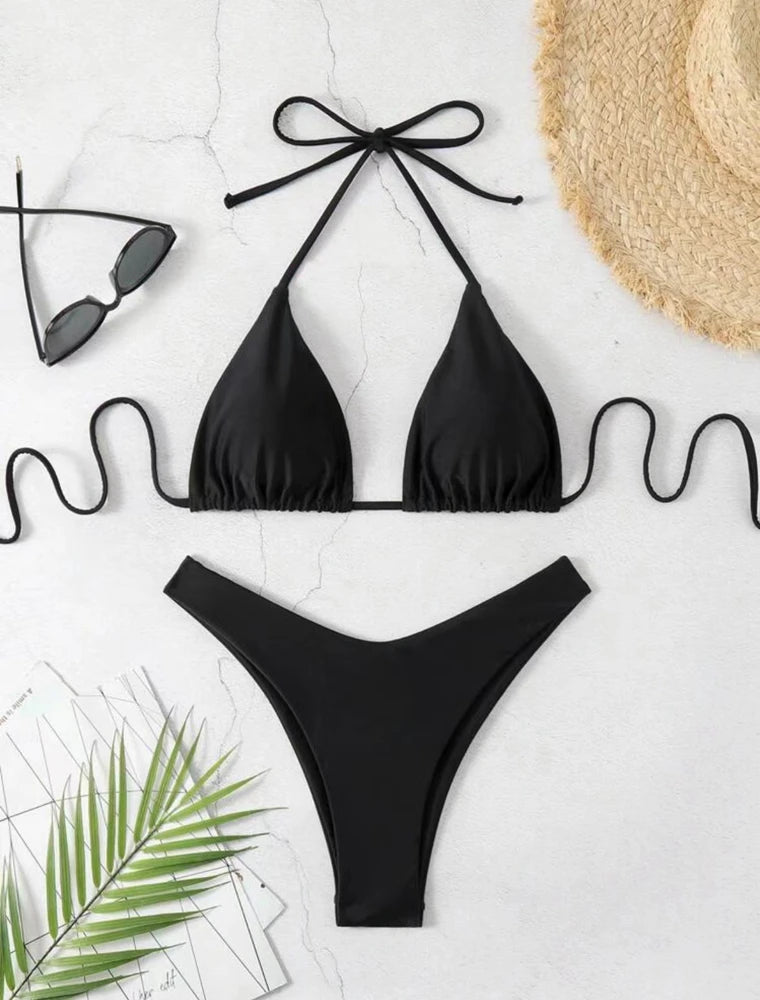 1. Clothing Brazilian High Waist String Bikini