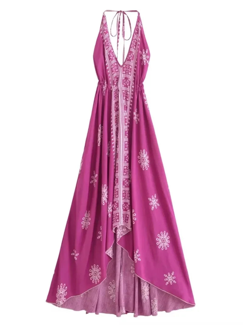 1. Clothing Boho Backless Dress