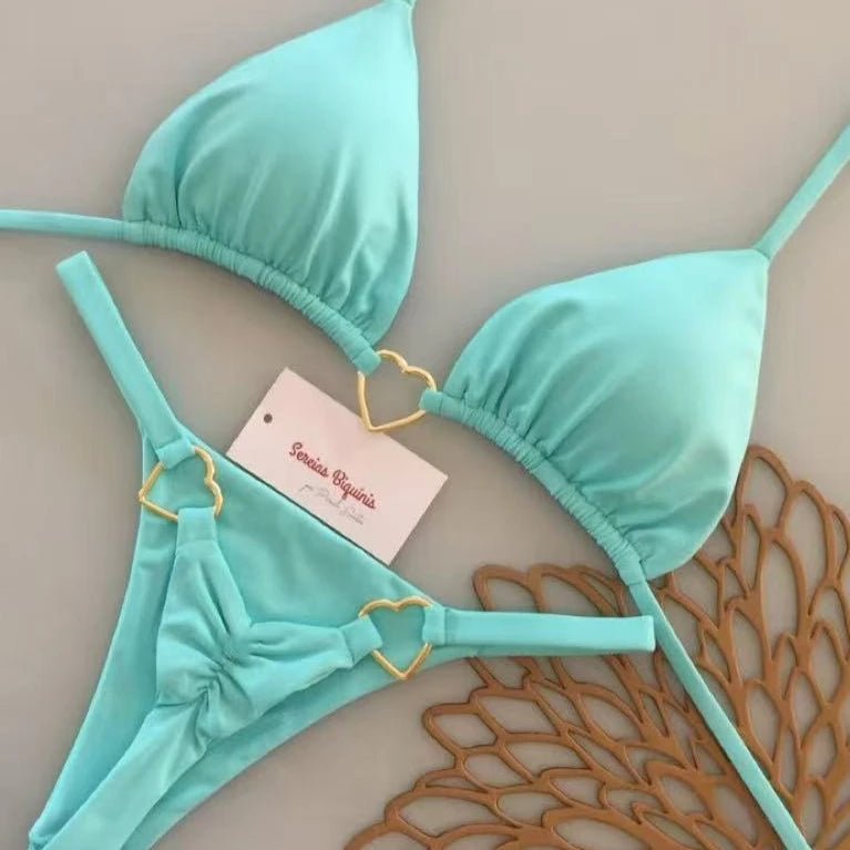 1. Clothing Bikini Thong Bikini Set