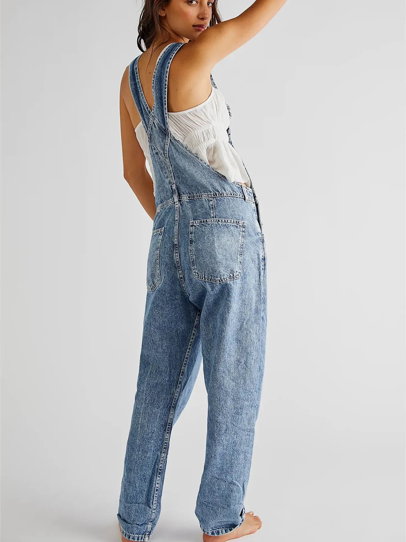 =1. Clothing Denim Overalls