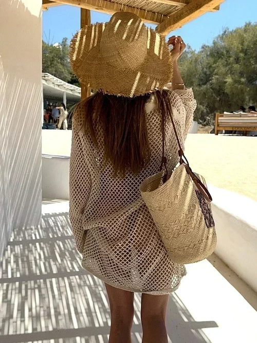 1. Clothing Beach Cover Up Knit Dress