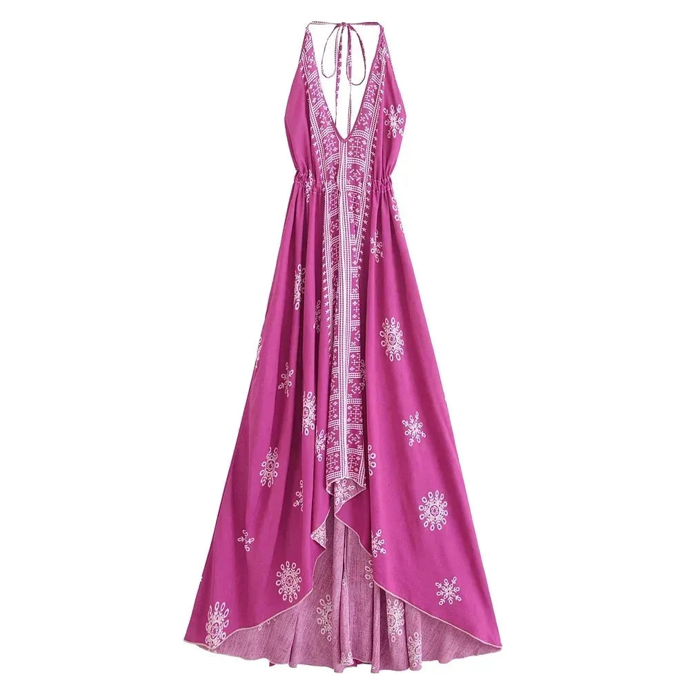 1. Clothing Boho Backless Dress
