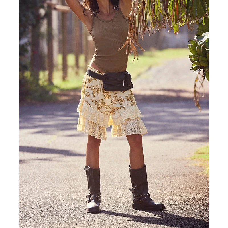 1. Clothing Boho Bloomers Floral Print