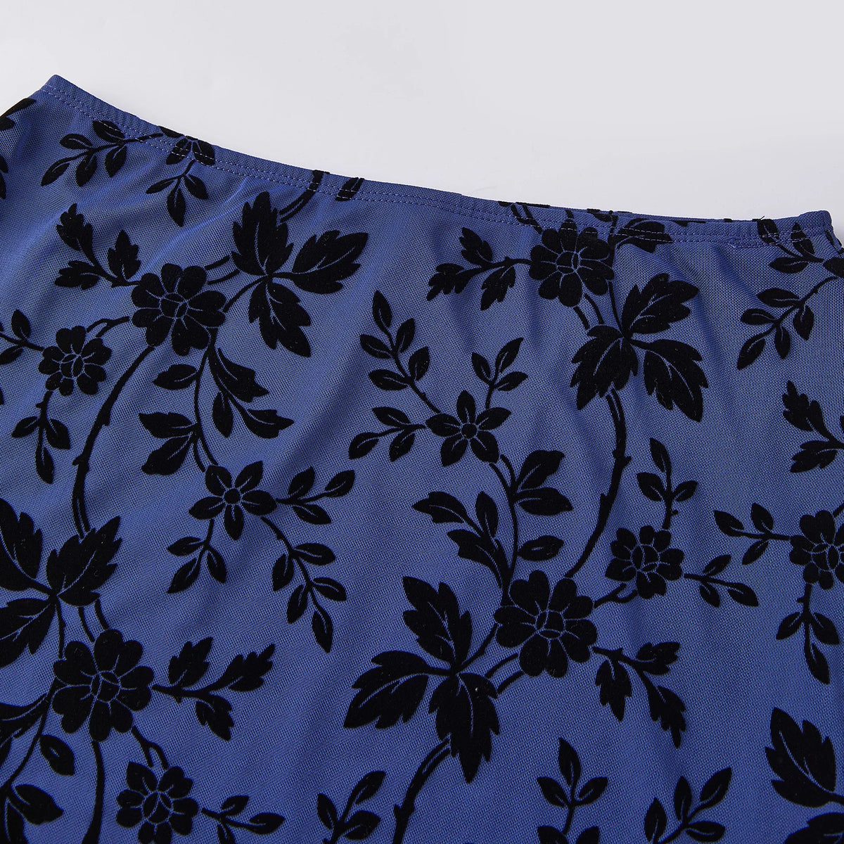1. Floral Stretch Skirt