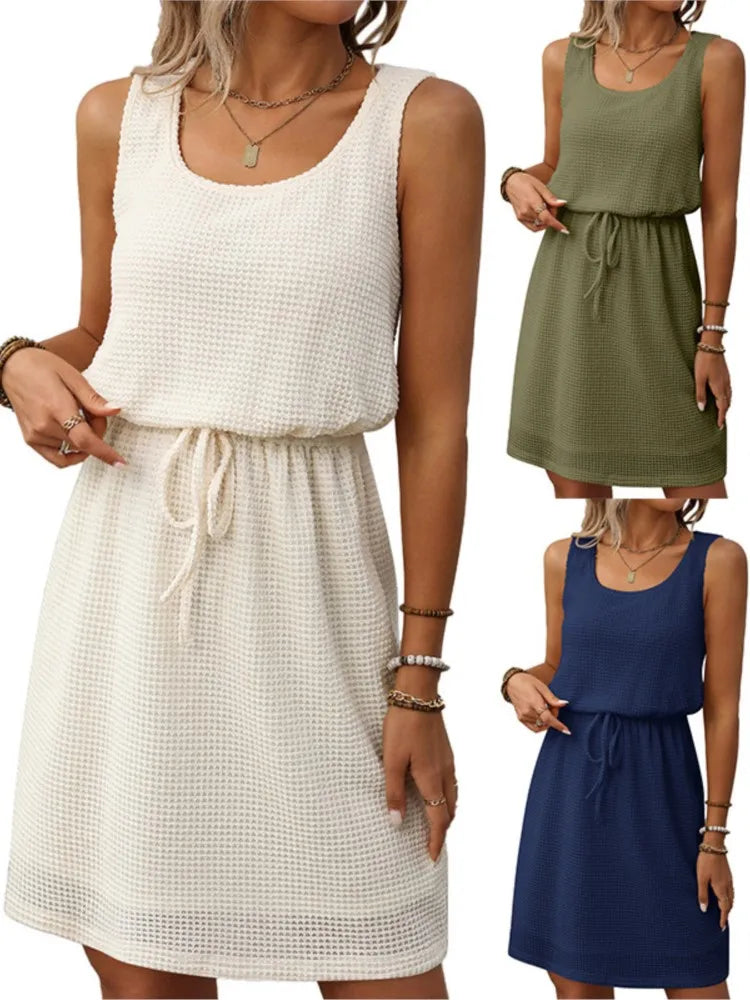 1. Clothing Drawstring Tank Dress