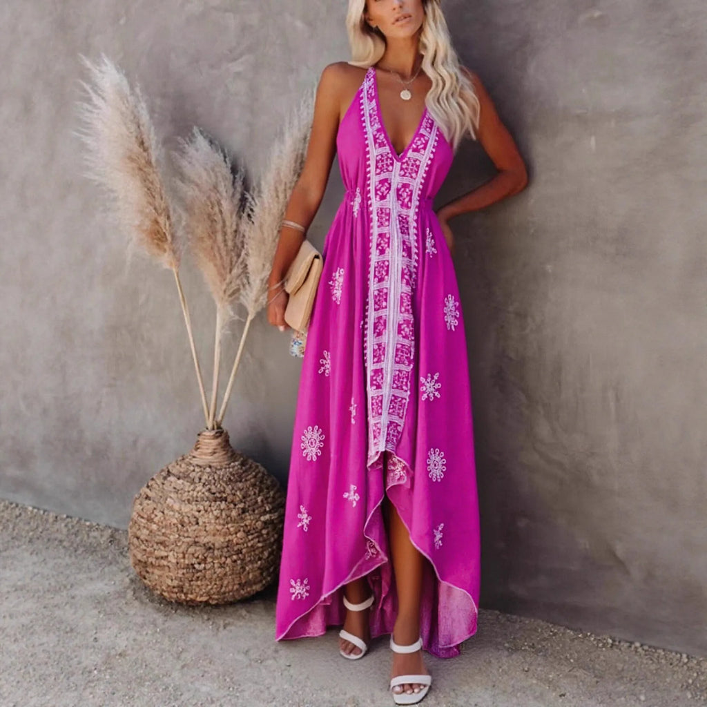 1. Clothing Boho Backless Dress