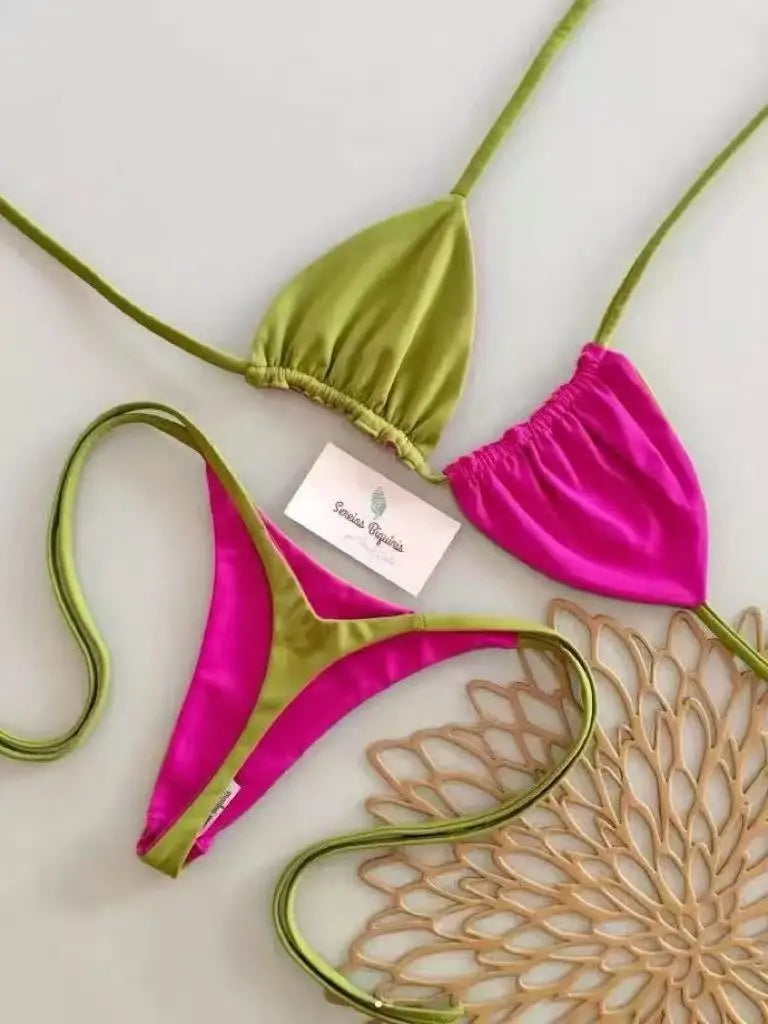 1. Clothing Bikini Thong Bikini Set