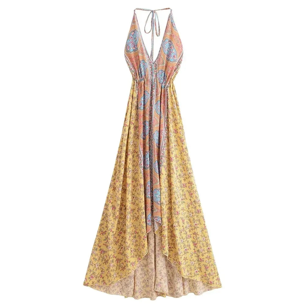1. Clothing Boho Backless Dress