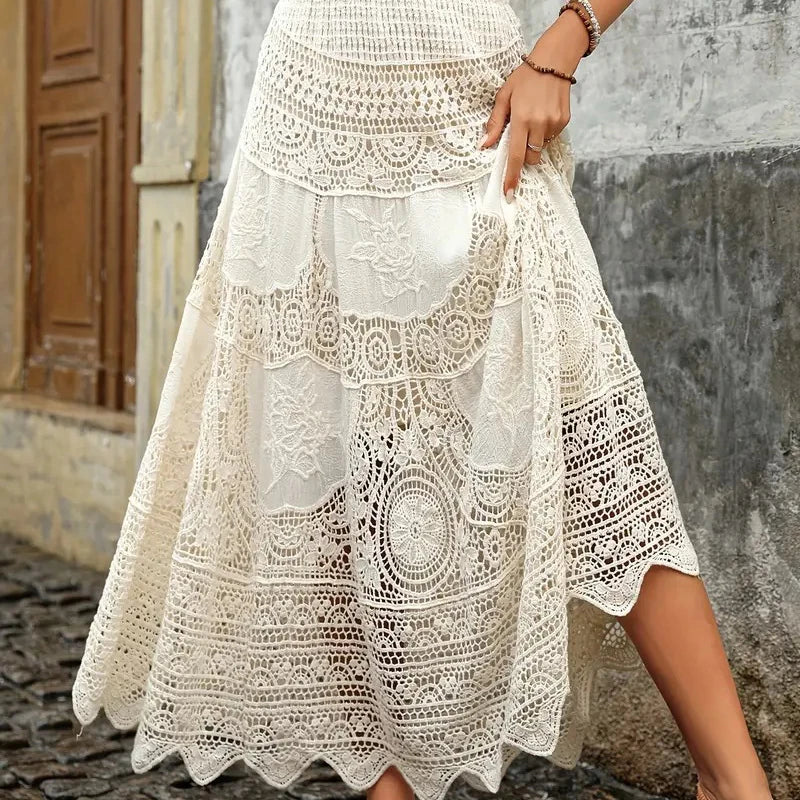 1, Clothing Crochet and Lace Skirt