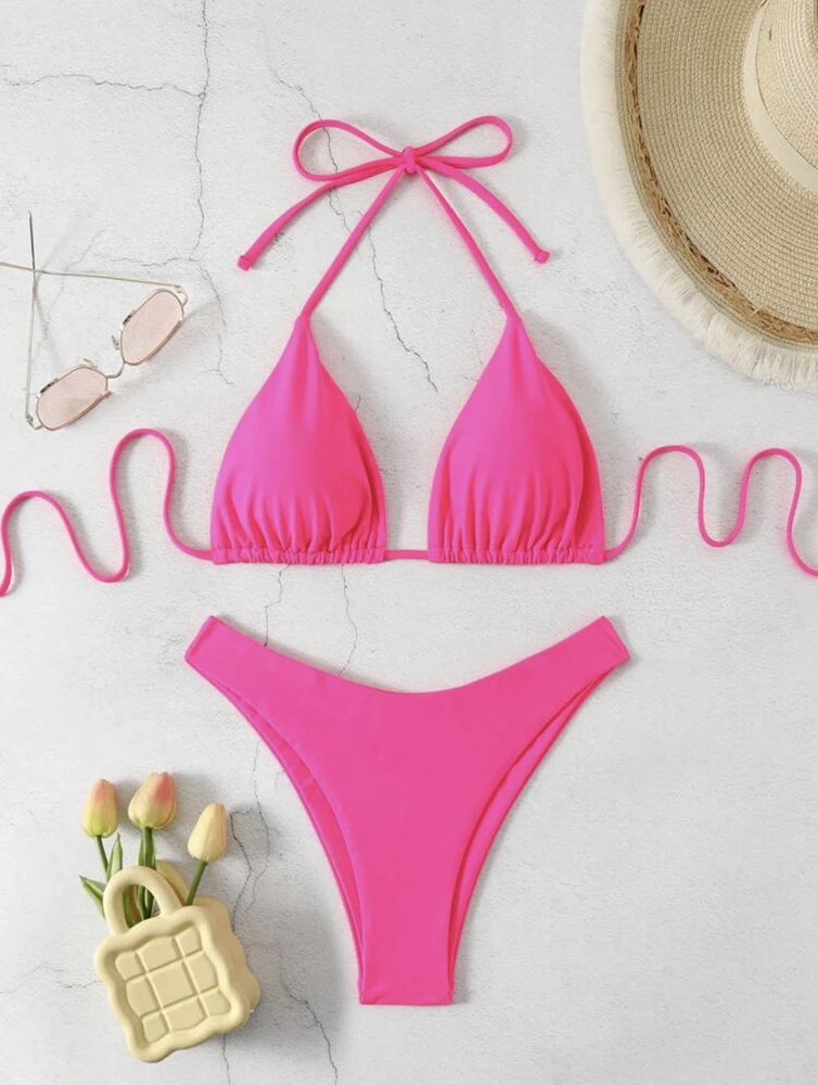 1. Clothing Brazilian High Waist String Bikini