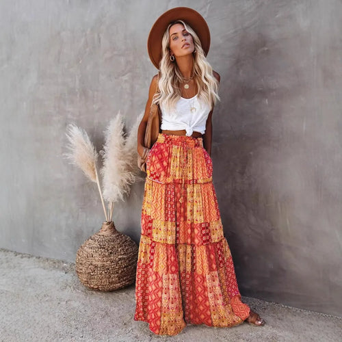 1. Boho Skirt