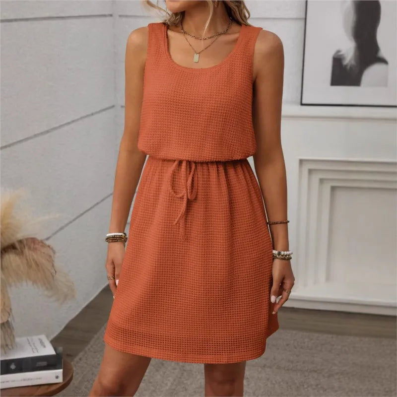 1. Clothing Drawstring Tank Dress