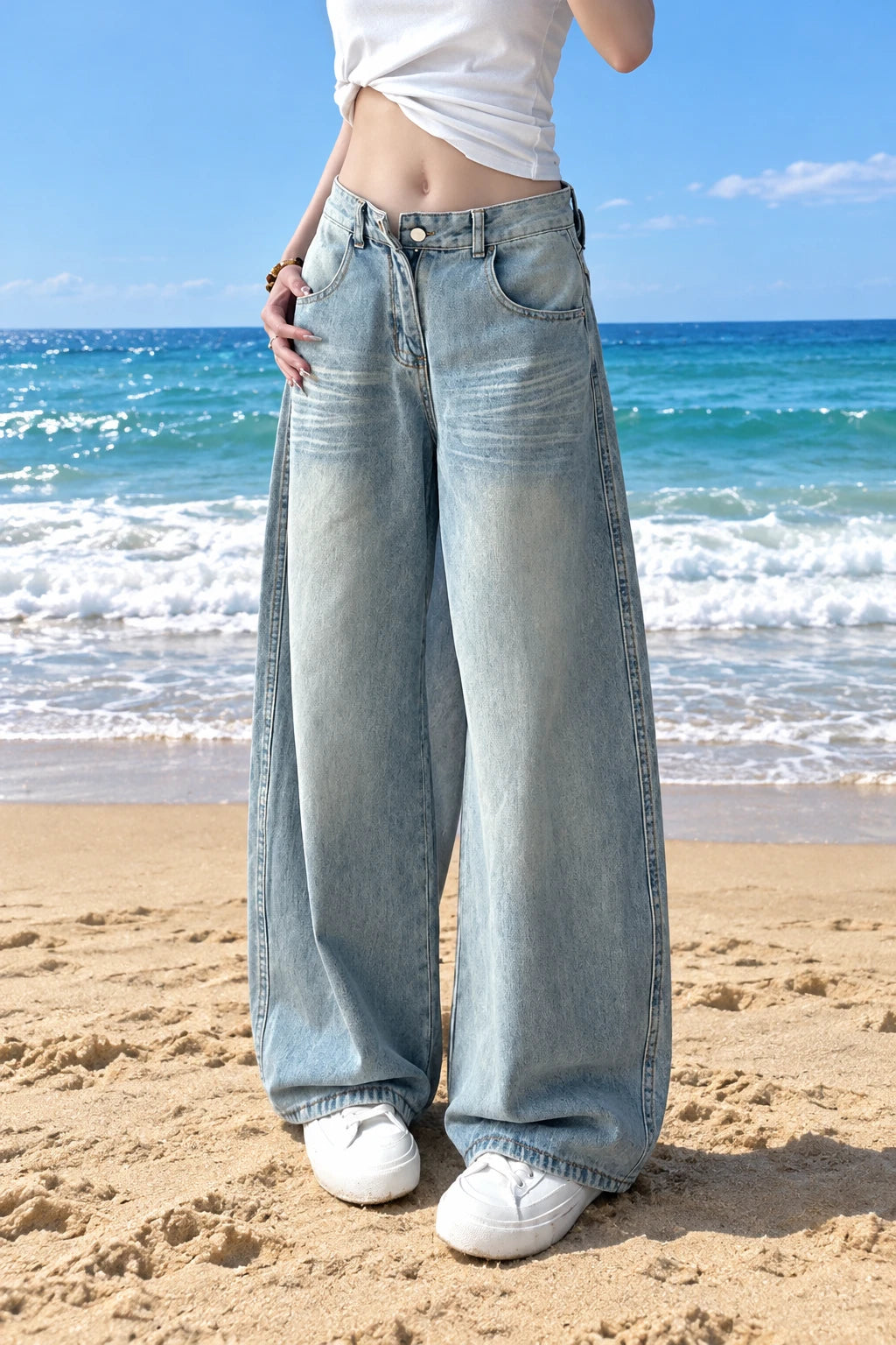 1. Wide Leg jeans