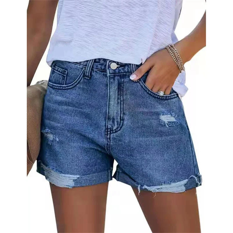 1. Clothing Stretch Denim Shorts