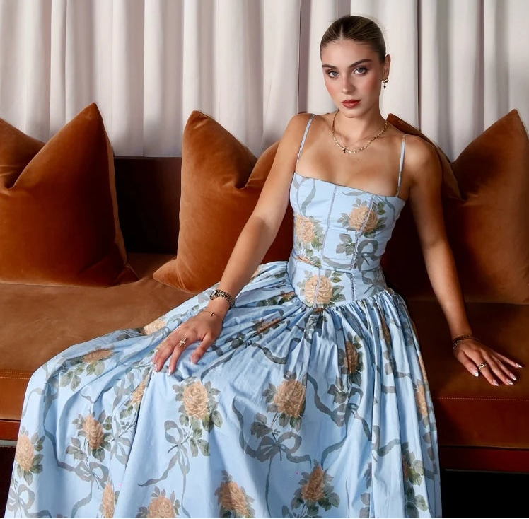 1. Clothing Beach Sundress Floral with Spaghetti Straps
