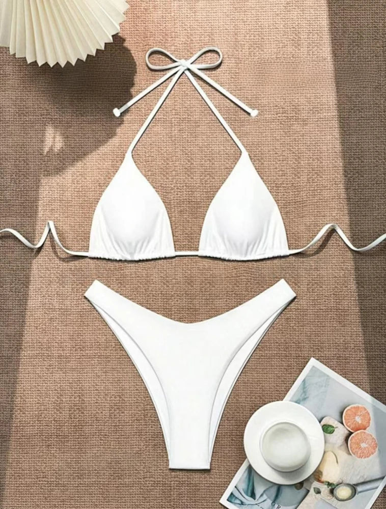 1. Clothing Brazilian High Waist String Bikini