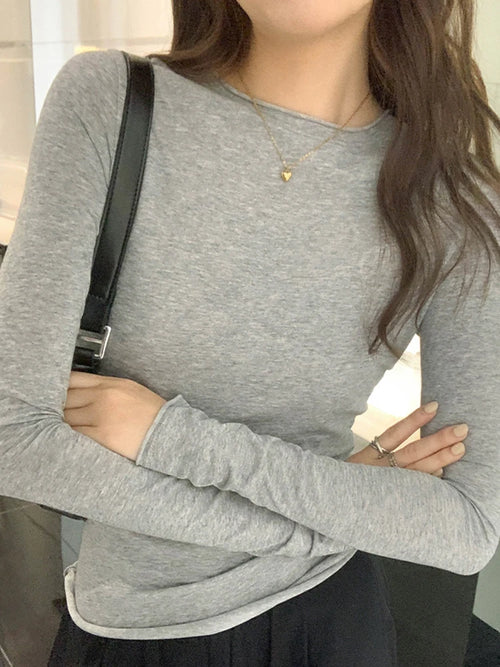 1 Long Sleeve Skinny T
