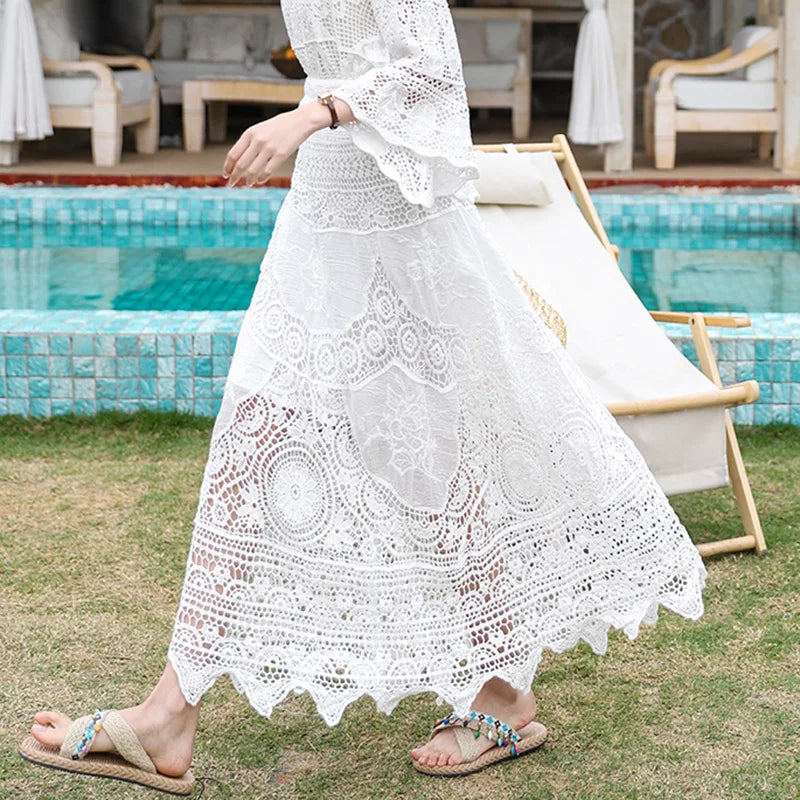 1, Clothing Crochet and Lace Skirt